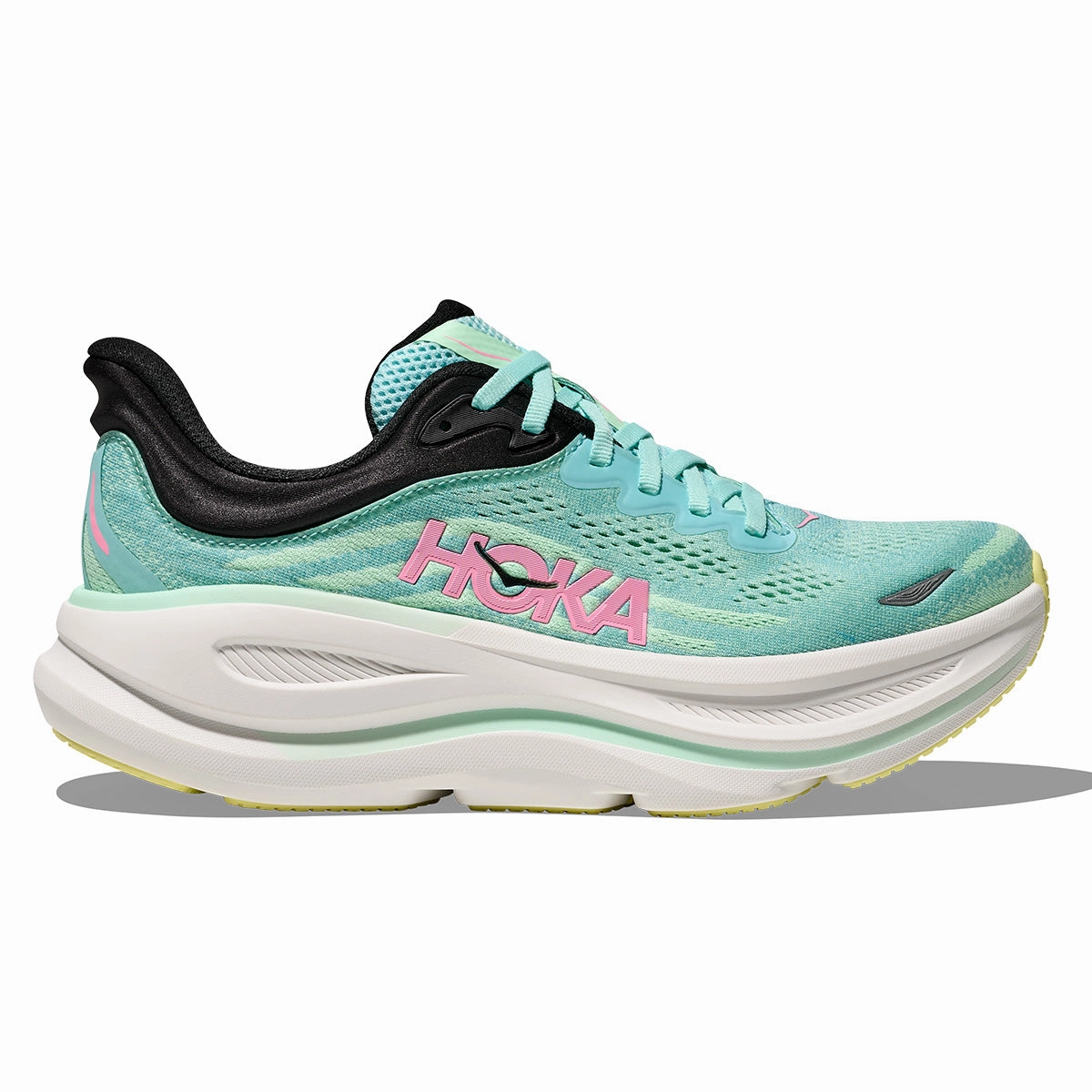 Shoes Reviews For Walking Hoka Bondi 9 Womens | Blue Spark / Mint Fluorite