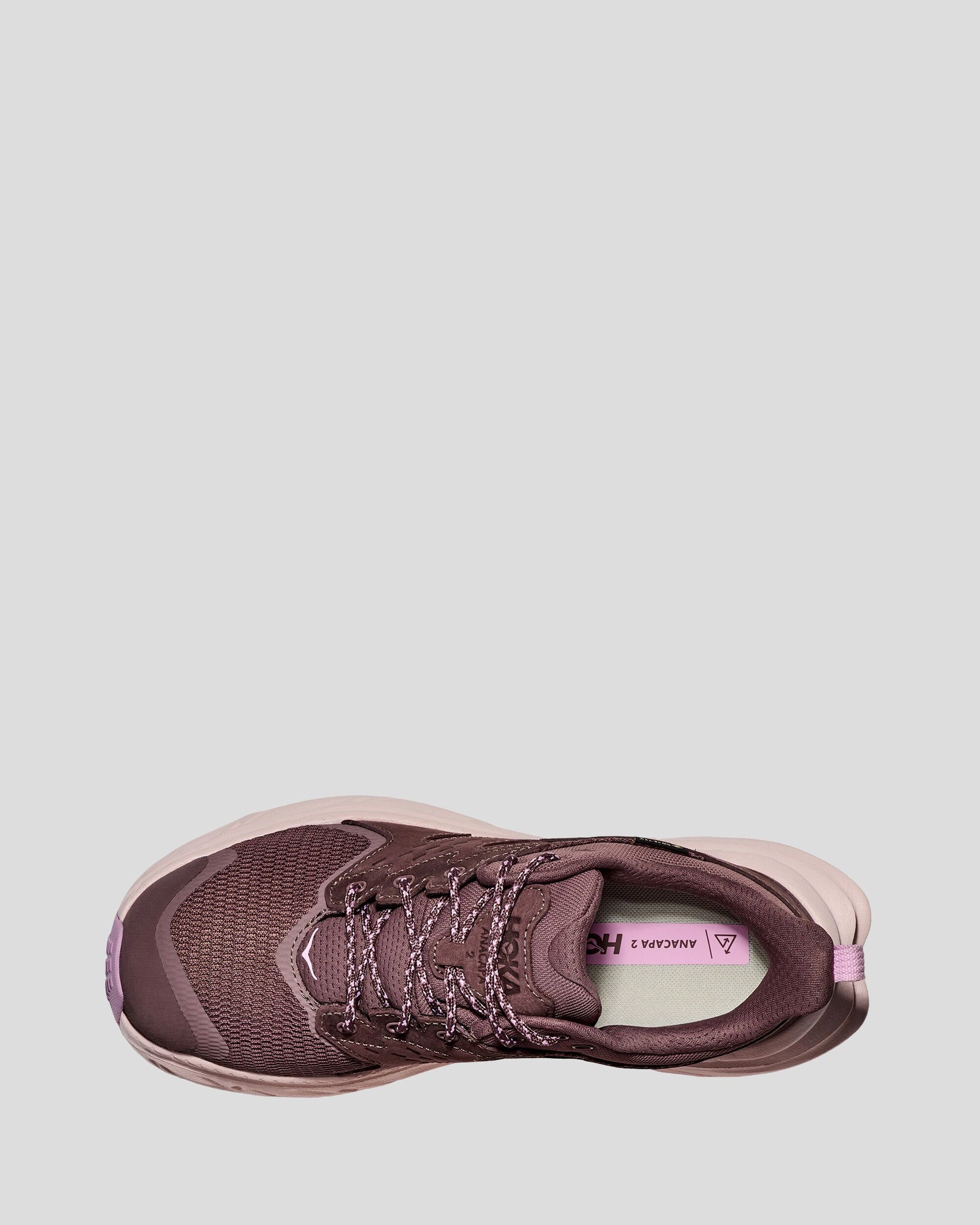 Women's Hoka Anacapa 2 Low GTX Hiking Shoes - Smoky Quartz/Cosmic Pearl Little Girl