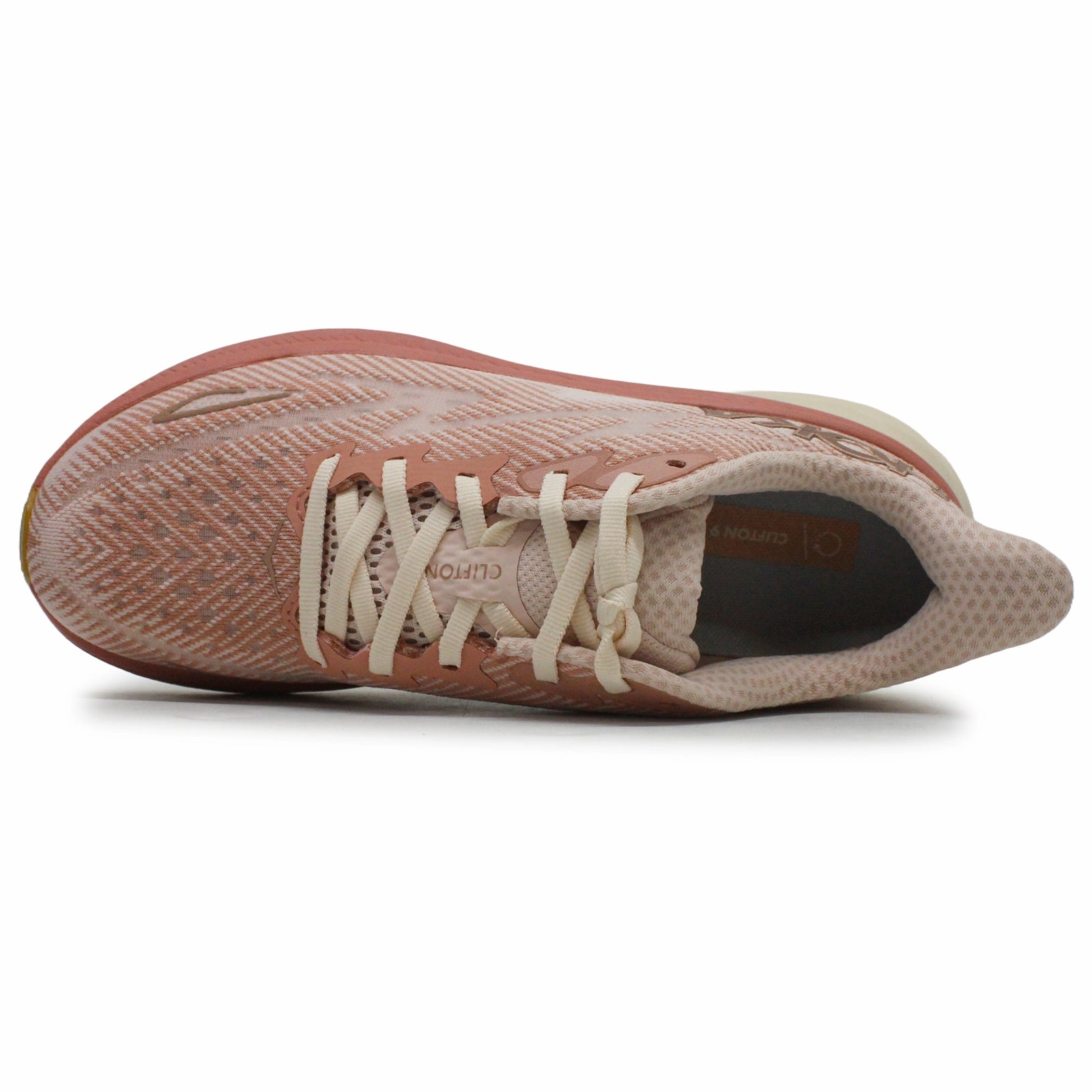 Govx Hoka Clifton 9 Textile Women's Sandstone Cream Running Trainers - UK 7.5 - US 9 Women - EU 41 1/3