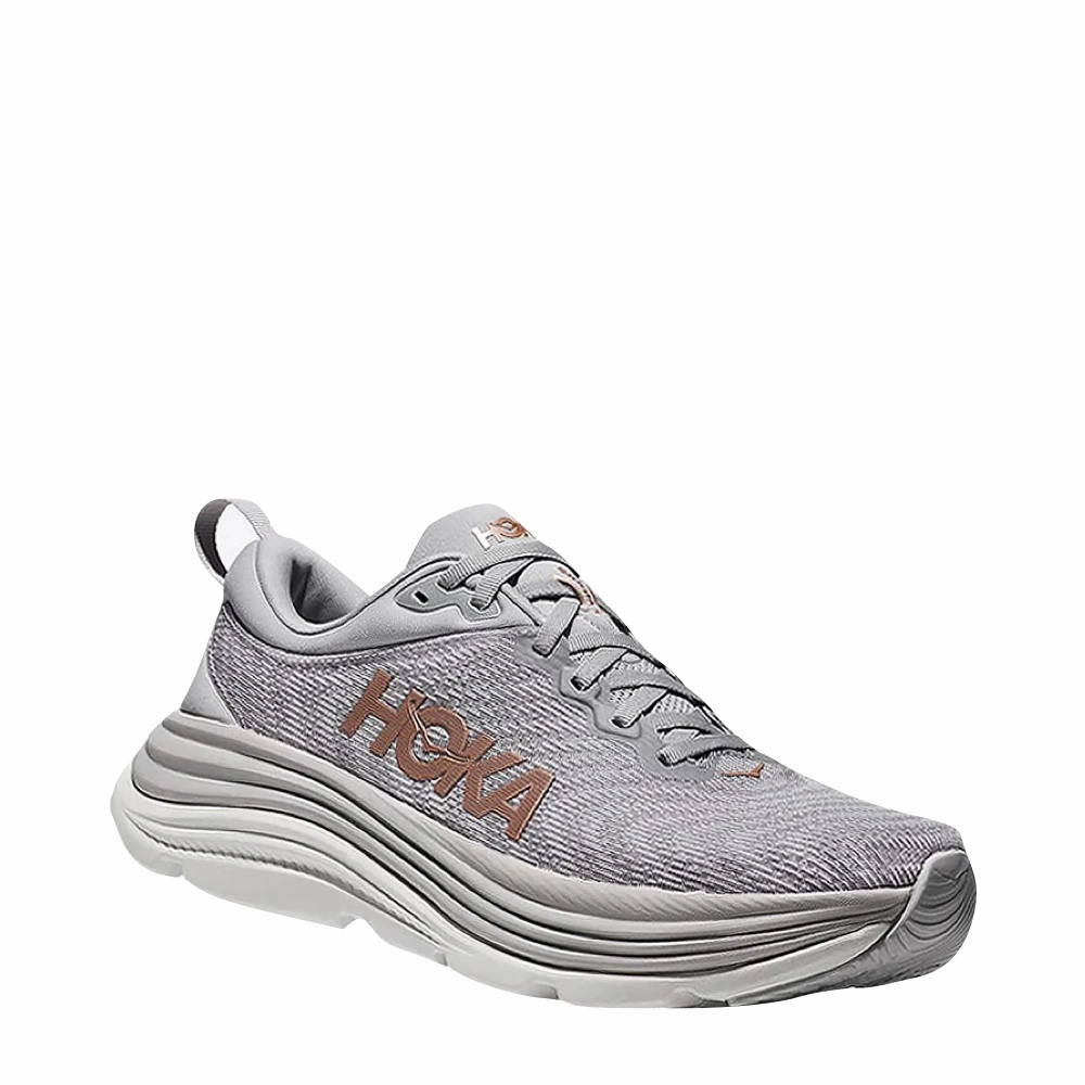 Shoes Geneva Hoka Women's Gaviota 5 Running Sneaker in Harbor Mist/Rose Gold