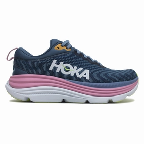 Hoka Gaviota 5 Textile Synthetic Women's Real Teal Shadow Running Trainers - UK 5 - US 6.5 Women - EU 38 Shoes For Walking