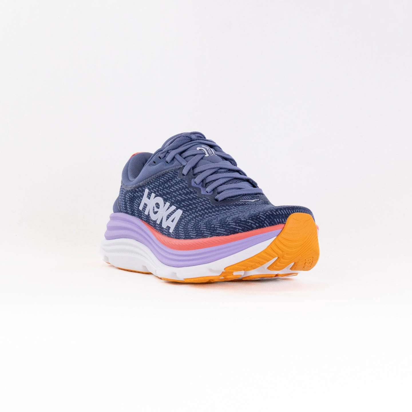 Try On Shoes Hoka Gaviota 5 (Women's) - Anchor/Grapefruit