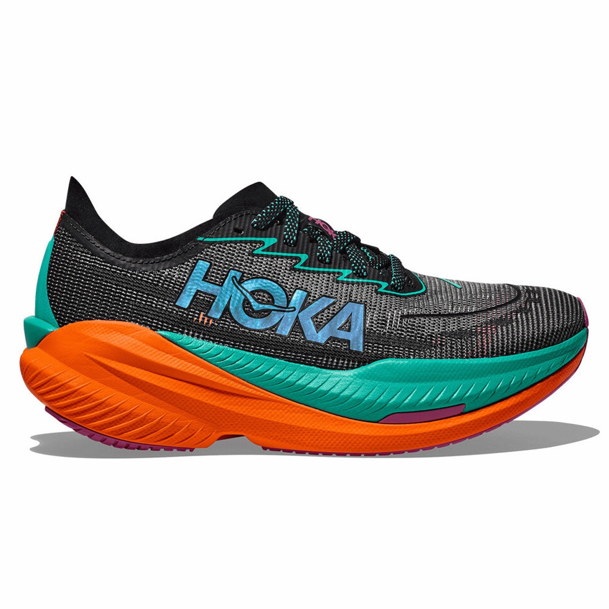 Best Shoes For Standing And Walking All Day Hoka Mach X 2 Womens | Black / Electric Aqua