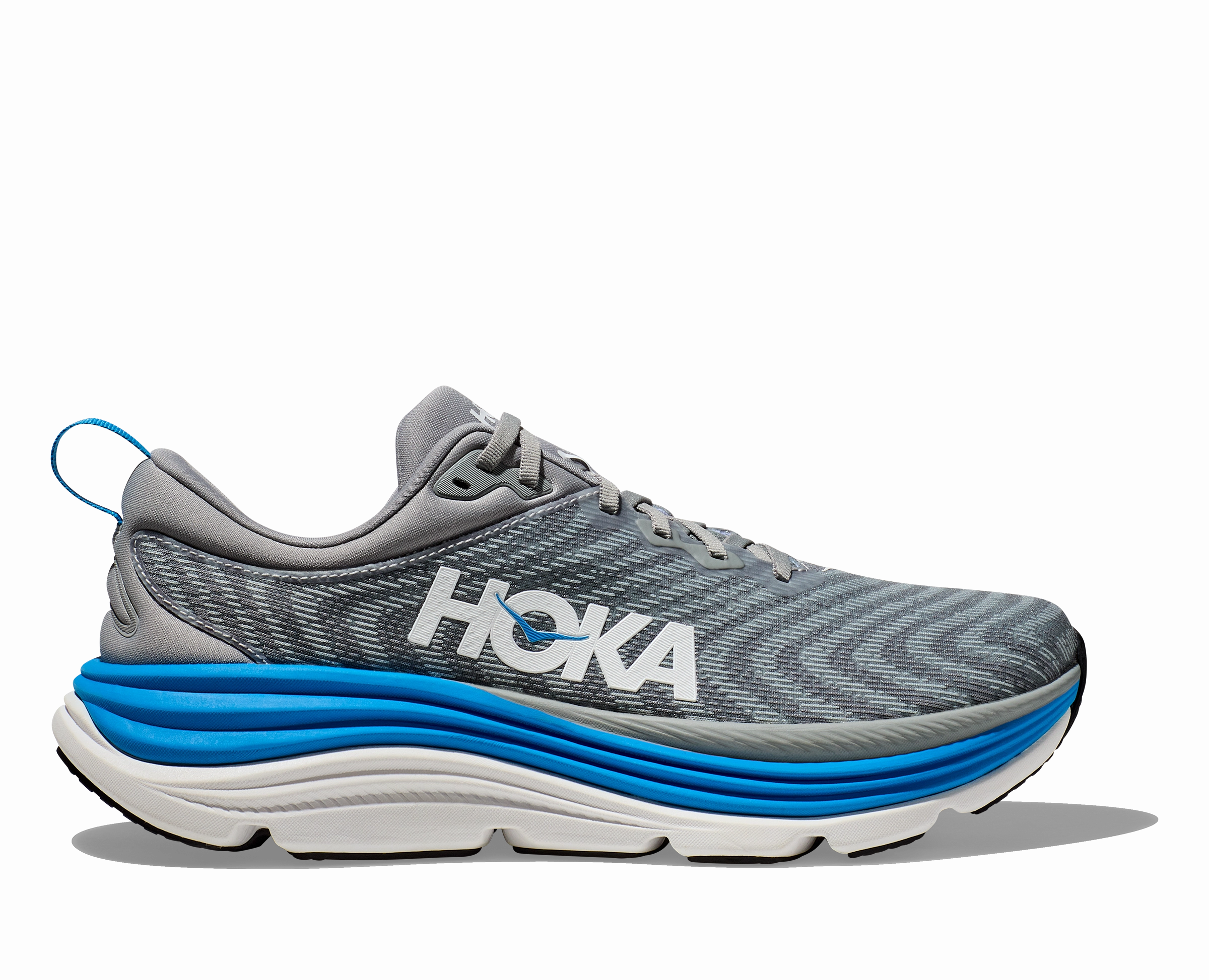 Hoka Mens Gaviota 5- Limestone/Diva Blue (1127929-LDVB) Best Shoes For Running Reddit
