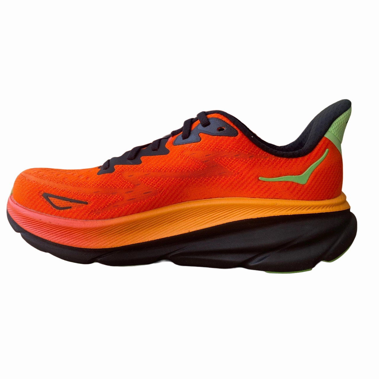 Hoka One One scarpa da corsa da uomo Clifton 9 1127895/FVOR rosso-arancio Shoes In My Area