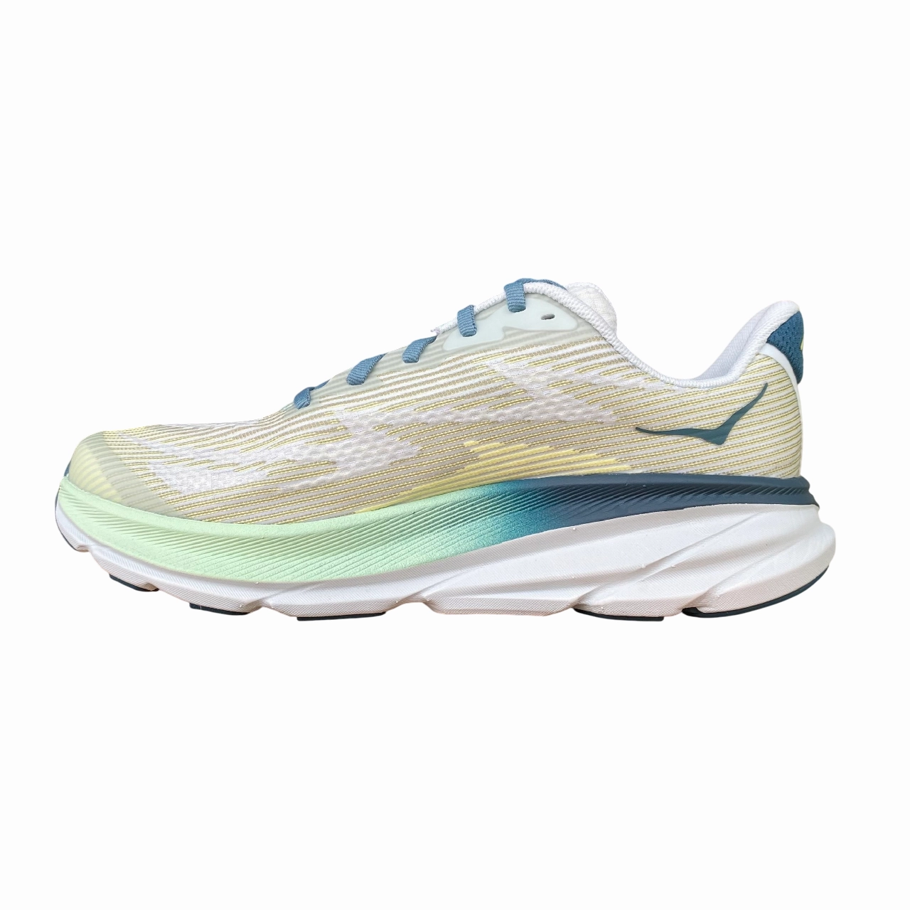Hoka One One scarpa da corsa junior Clifton 9 1131170-DWL verde sfumato blu Near Me Shoes