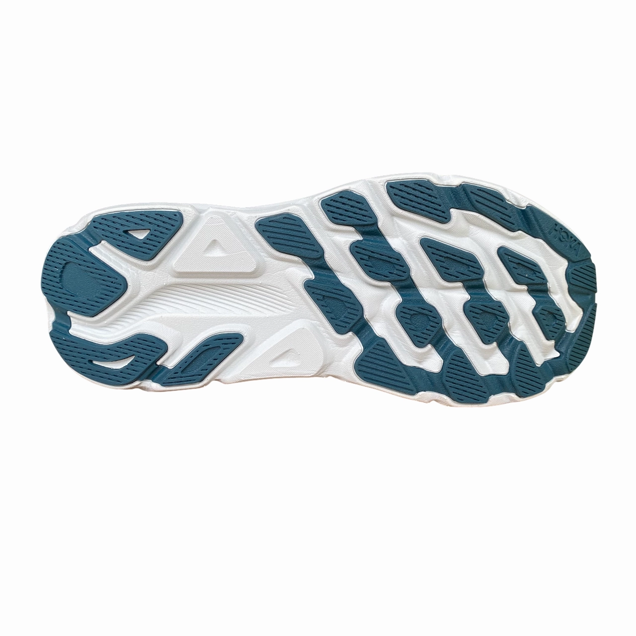 Gray Hoka One One scarpa da corsa junior Clifton 9 1131170-DWL verde sfumato blu