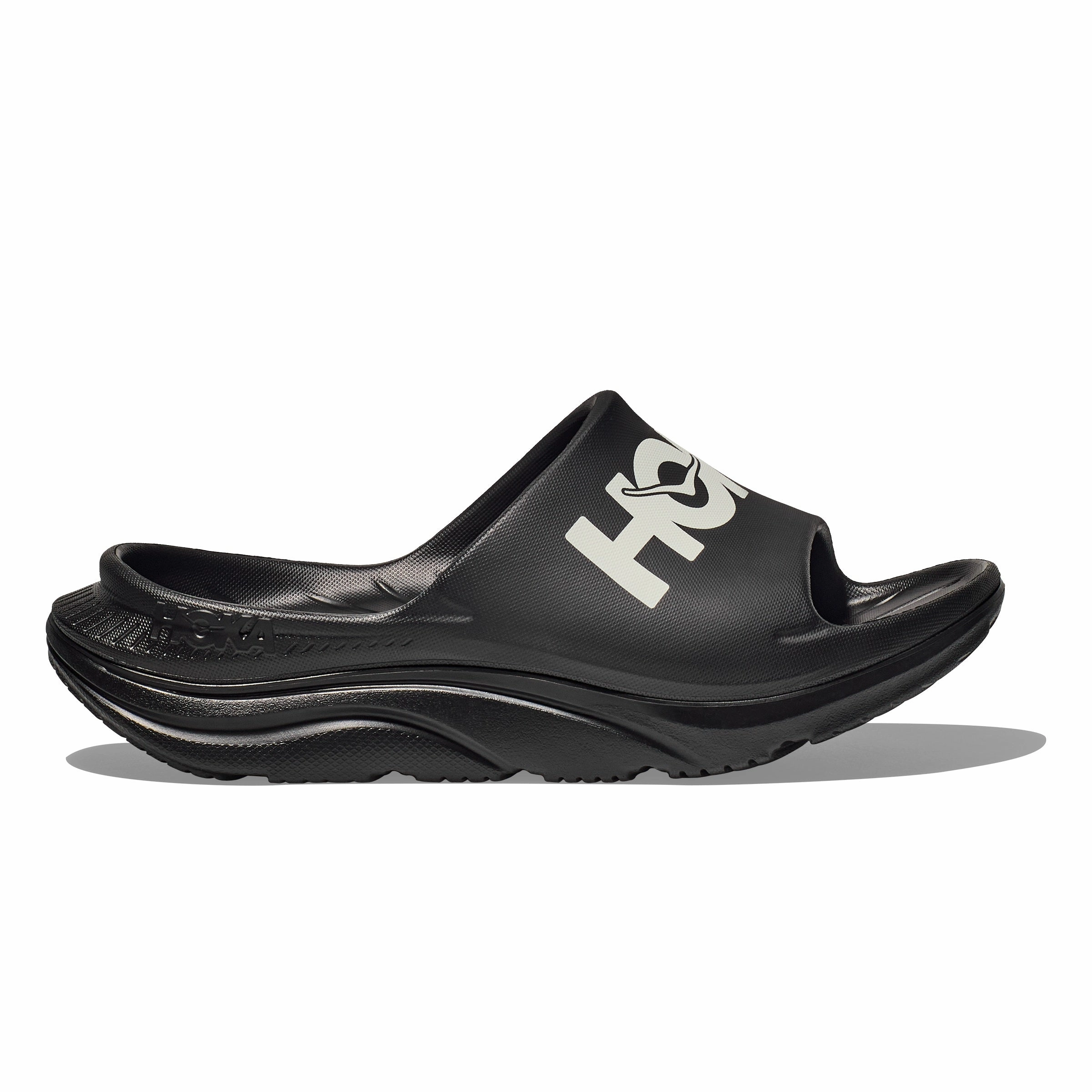 Best Shoes For Long Walks Hoka Ora Athletic Slide | Black / White | Unisex