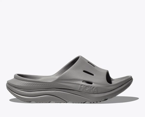 Shoes Brand HOKA ORA RECOVERY SLIDE - GREY / GREY