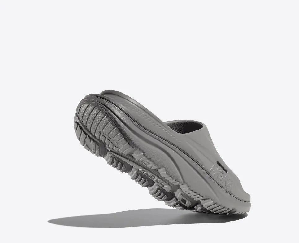 HOKA ORA RECOVERY SLIDE - GREY / GREY Shoes Sams