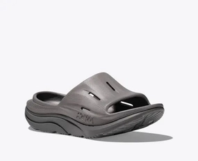 Hoka Recovery Slide 3 (Grey/Grey) - Unisex Shoes Roadrunner