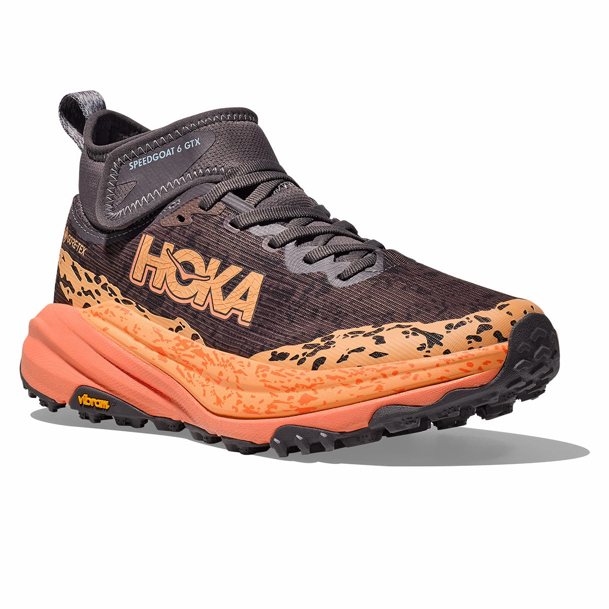 Hoka Speedgoat 6 Mid Gore-tex Womens | Galaxy / Guava Buy Shoes On Sale
