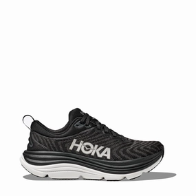 Harrisonburg Va Hoka Men's Gaviota 5 Running Sneaker in Black/White
