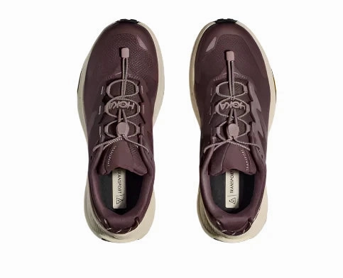 HOKA Women's Transport Sneaker - Smokey Quartz Try On Shoes