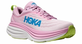 Hoka Womens Bondi 8 - Pink Twilight/Waterpark (1127952-PTWL) Shoes Ne