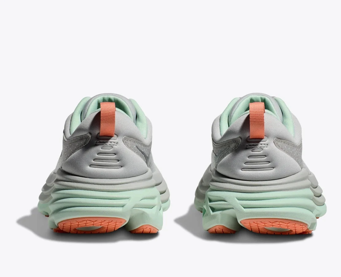 Hoka Womens Bondi 8 - Stardust/Aqua Breeze (1127952-SQB) Shoes Mach 6