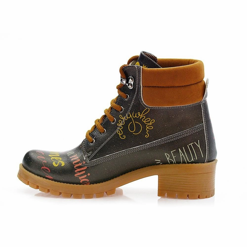 Boots Insulated Waterproof I Love You Short Boots KAT105