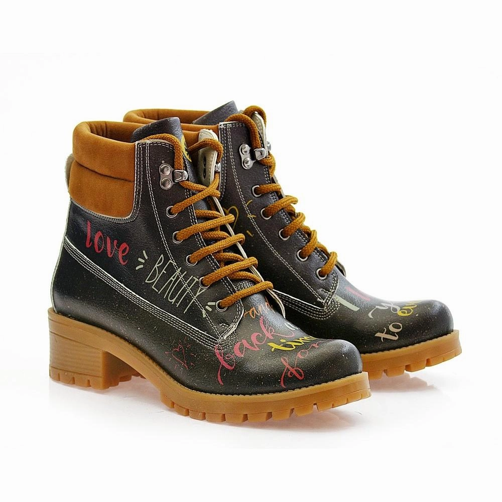 No Boundaries Boots I Love You Short Boots KAT105