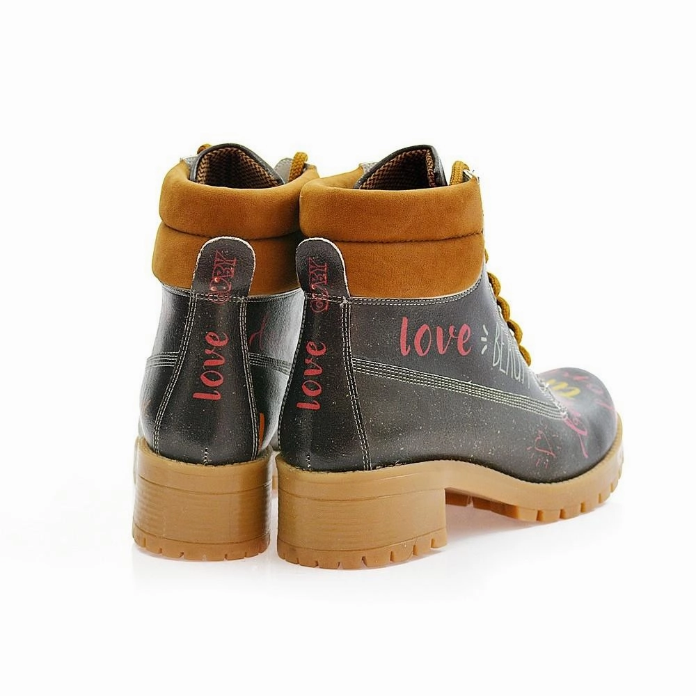 I Love You Short Boots KAT105 Unisex Boots