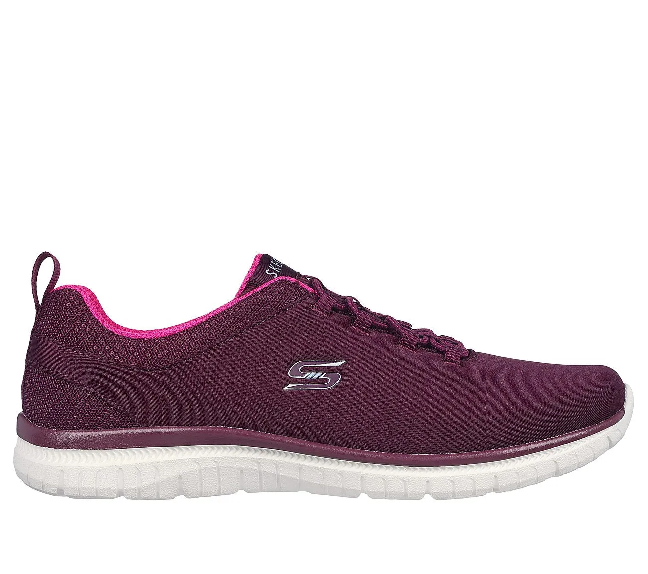 SKECHERS VIRTUE - 104410 - PLUM Shoes Flats Oxfords