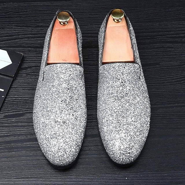 Slip Glitter Red - Loafers On Men's