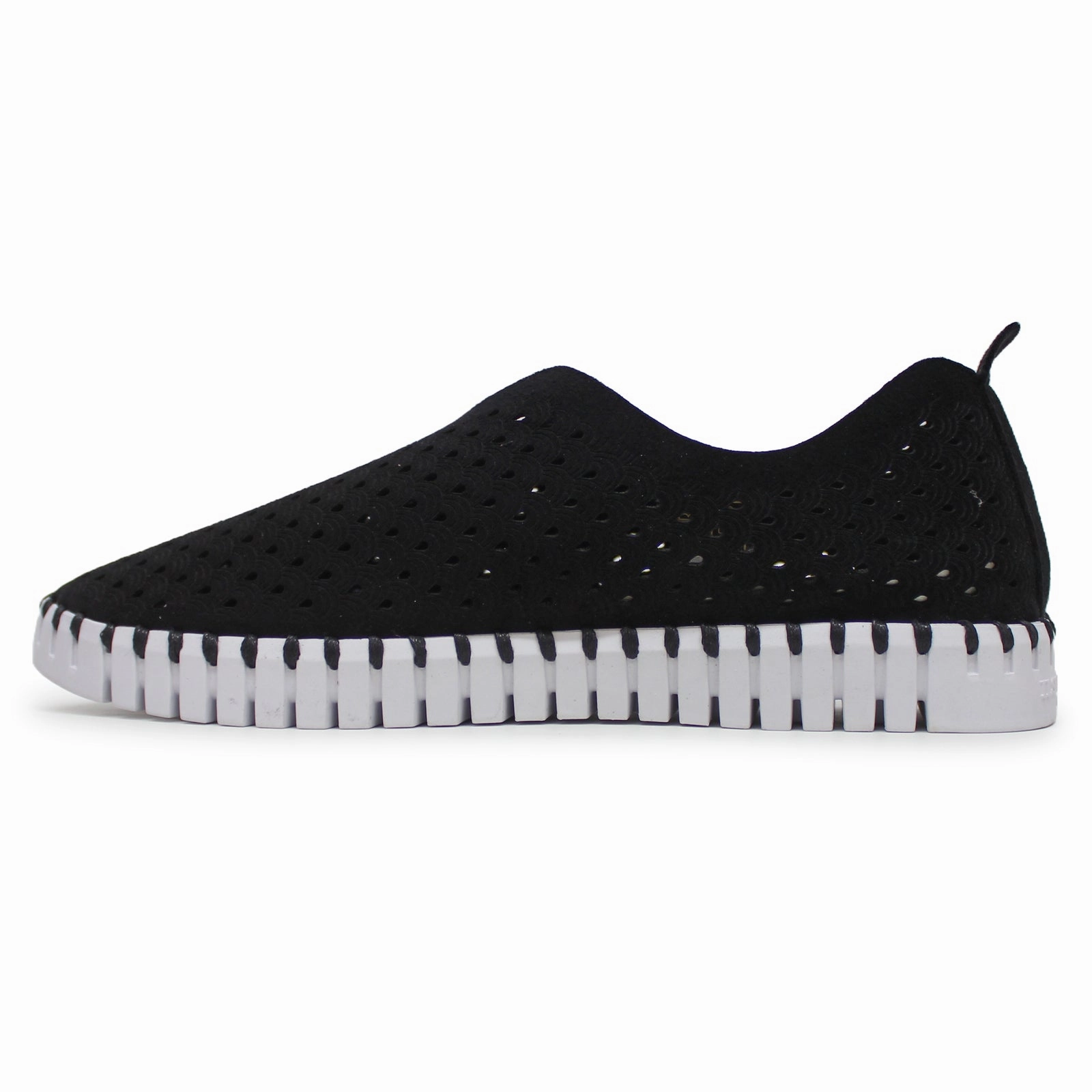 Ilse Jacobsen Tulip 139 Textile Women's Black Slip On Shoes Insoles For Loafers