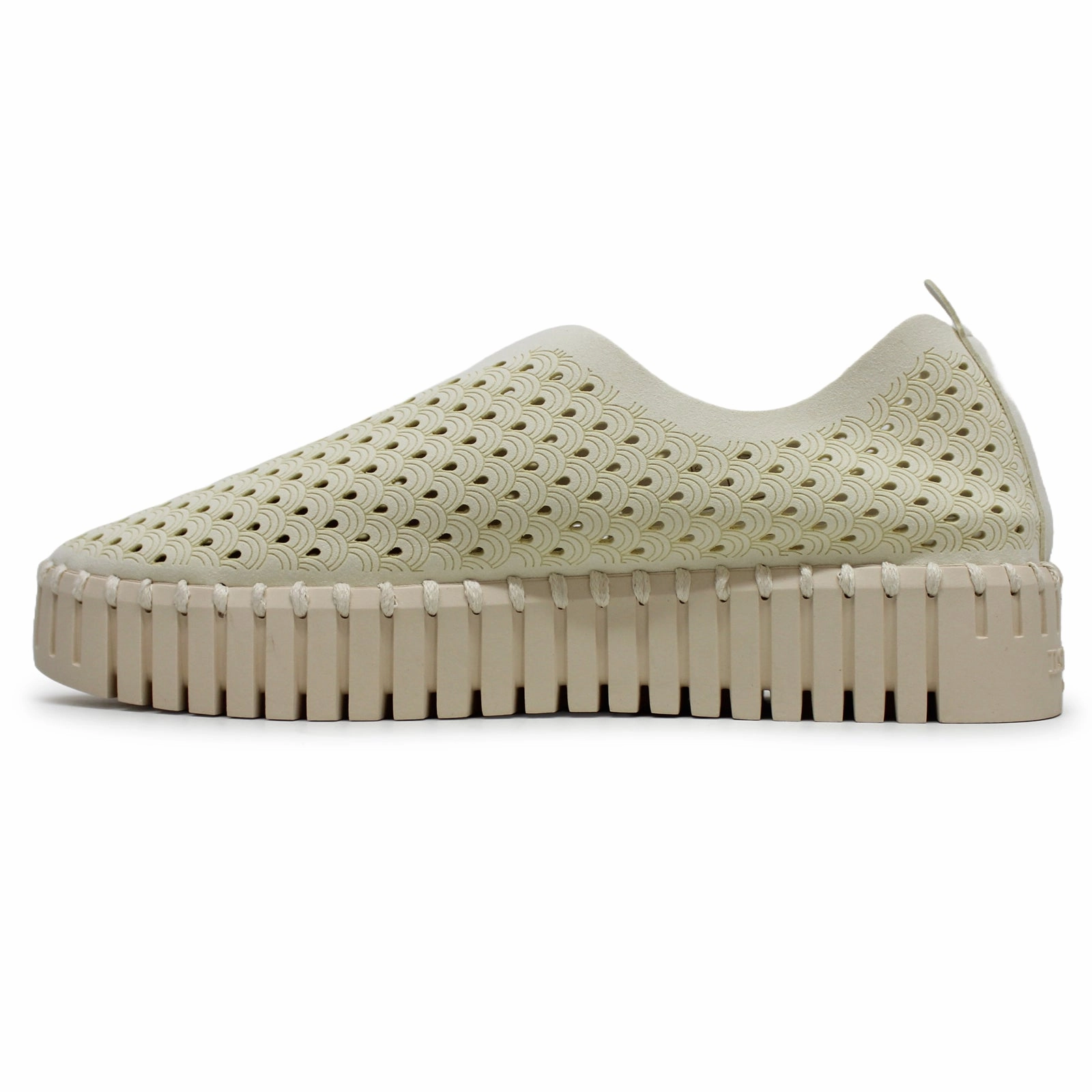 Loafers Brown Ilse Jacobsen Tulip 3373 Textile Women's Milk Creme Slip On Shoes