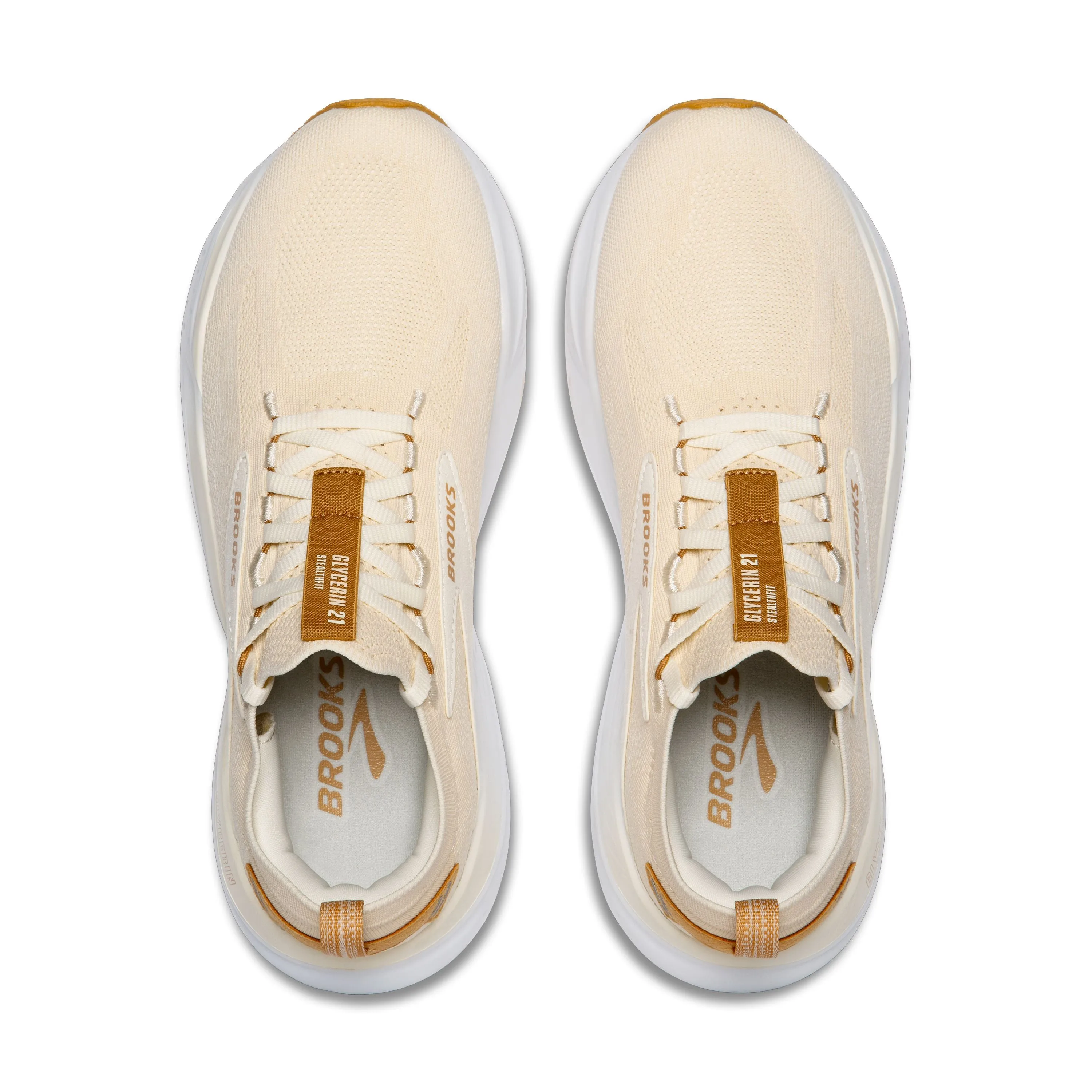 Brooks | Glycerin Stealthfit 21 | Women's | Marshmallow/Cream/Biscuit Air Max 2017 Running Shoe 10.0