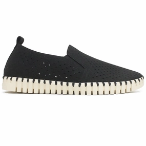 Ilse Jacobsen Tulip 140 Textile Men's Loafers Black Shoes Shop Platform Loafers On Sale