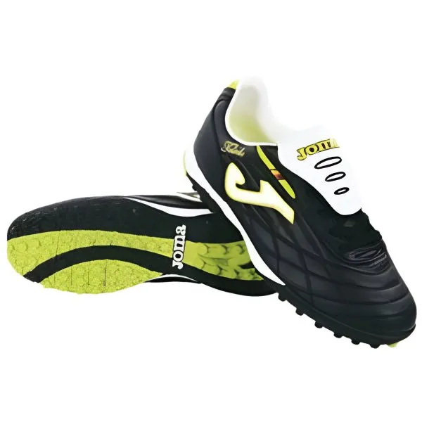 Good Soccer Cleats Under 100 Joma Toledo Jr 2011 101.PT Turf Youth Soccer Cleats - Black/Lime