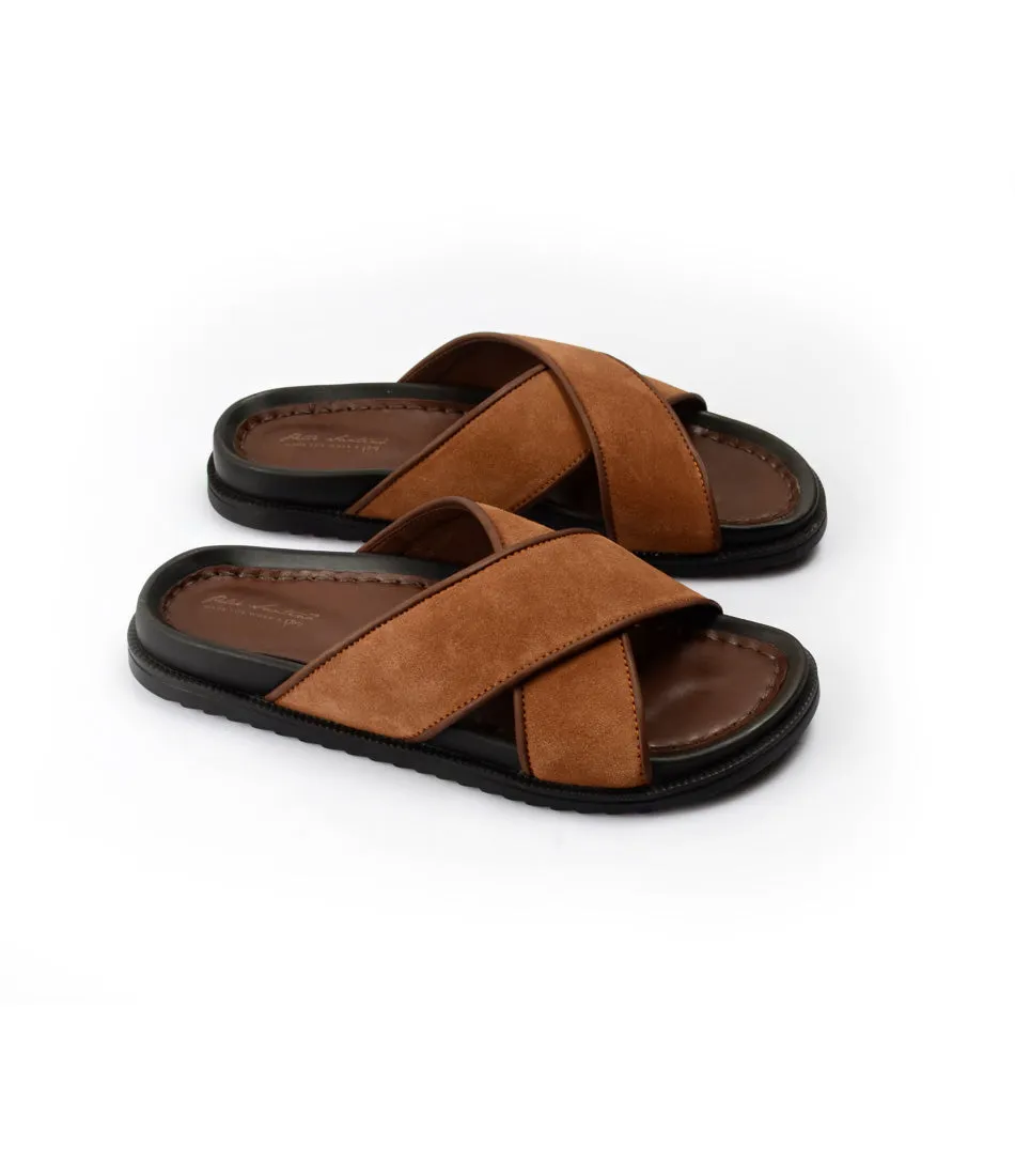 Essie Ballet Slippers Vs Opi Funny Bunny Milano Leather Slippers - Beige Suede