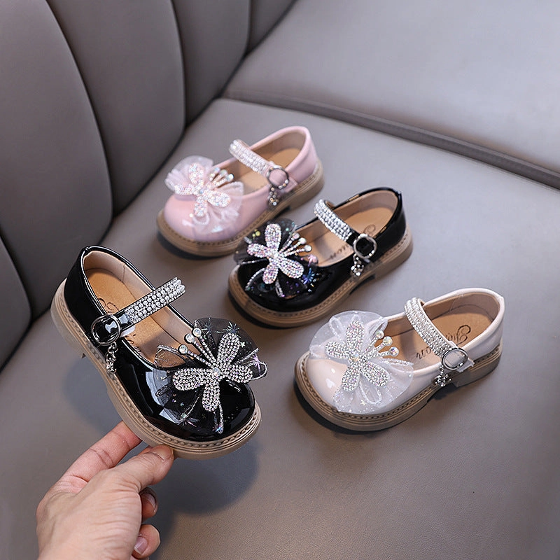 New Baby Girl Rhinestone Princess Shoes