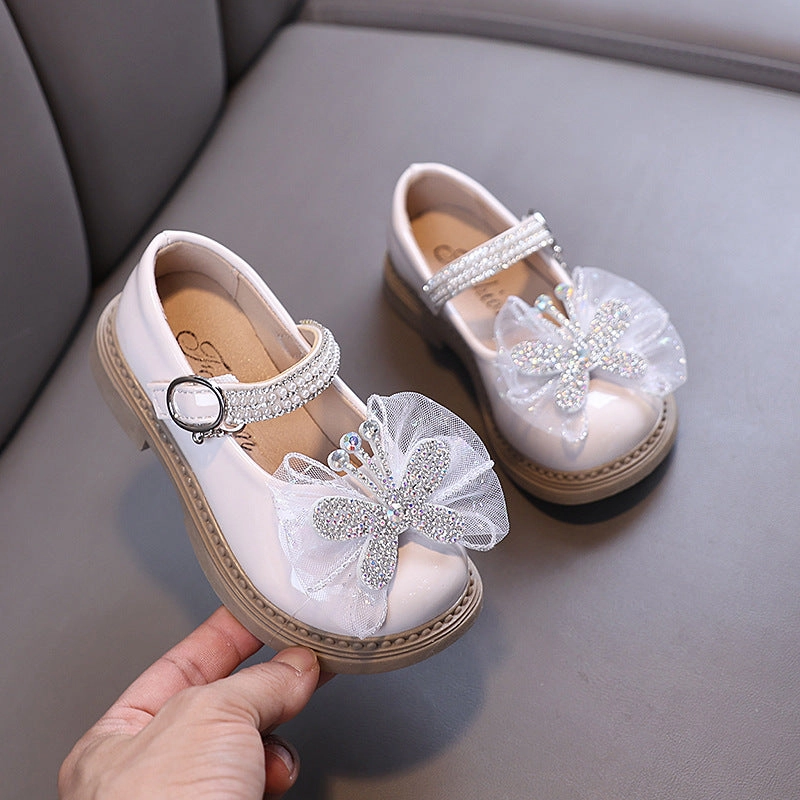 New Baby Girl Rhinestone Princess Shoes