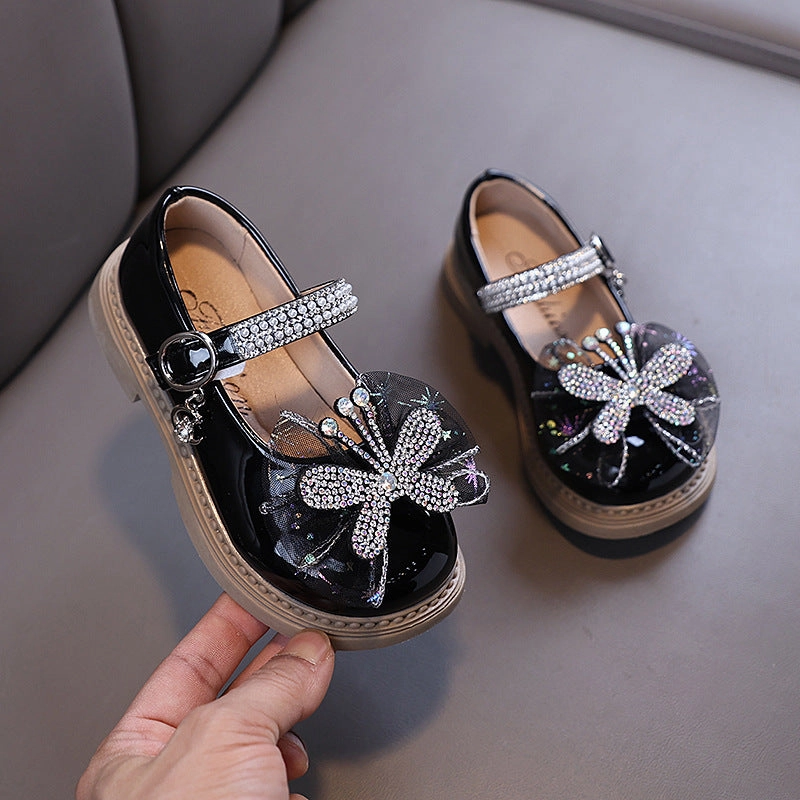 New Baby Girl Rhinestone Princess Shoes