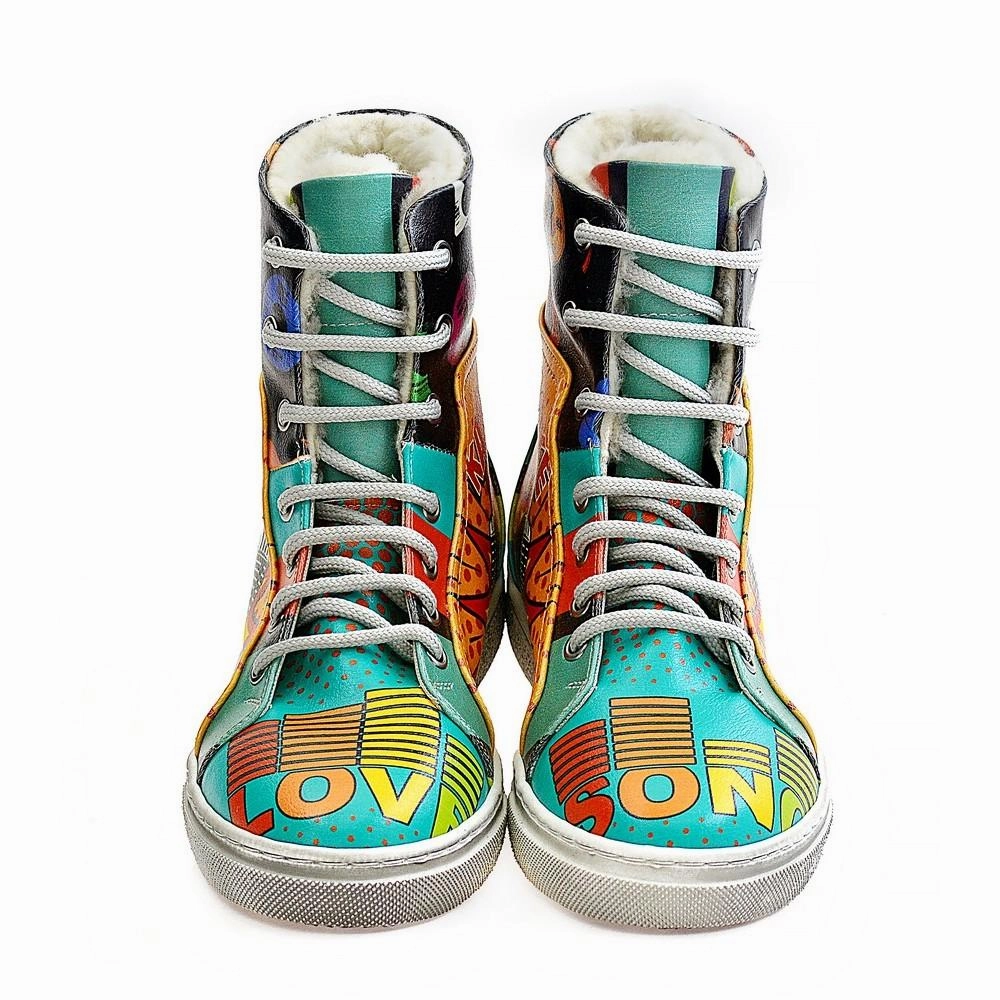 Karaoke Short Boots WJAS117 Supernatural Boots