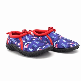 Arch Support Slide Sandals Kid's Girl Graphic Print Water Shoes,Multi