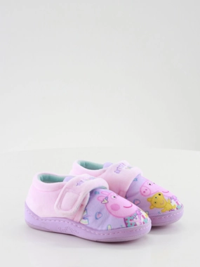 Kids Girl Graphic Printed Slippers,Light Purple Koala Slippers