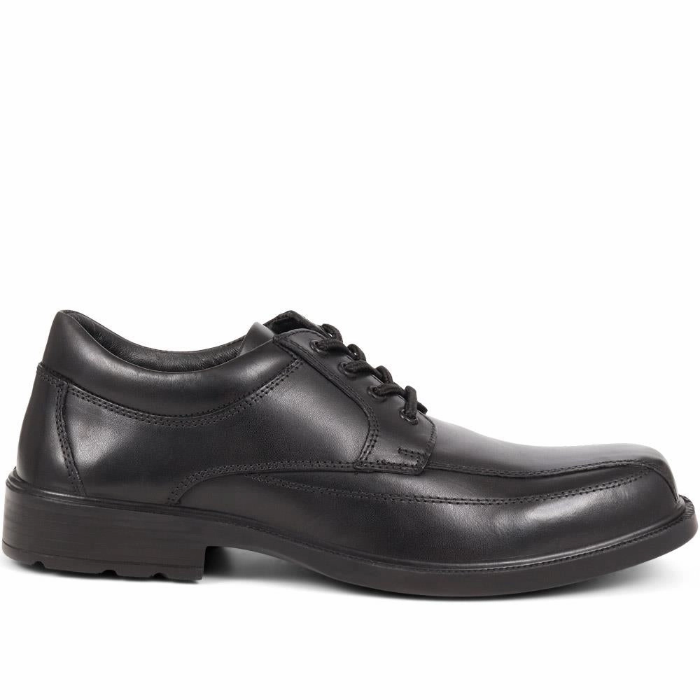 Lace-Up Smart Shoes - DDIN37007 / 323 357 - Black Bespoke Brogue Shoes