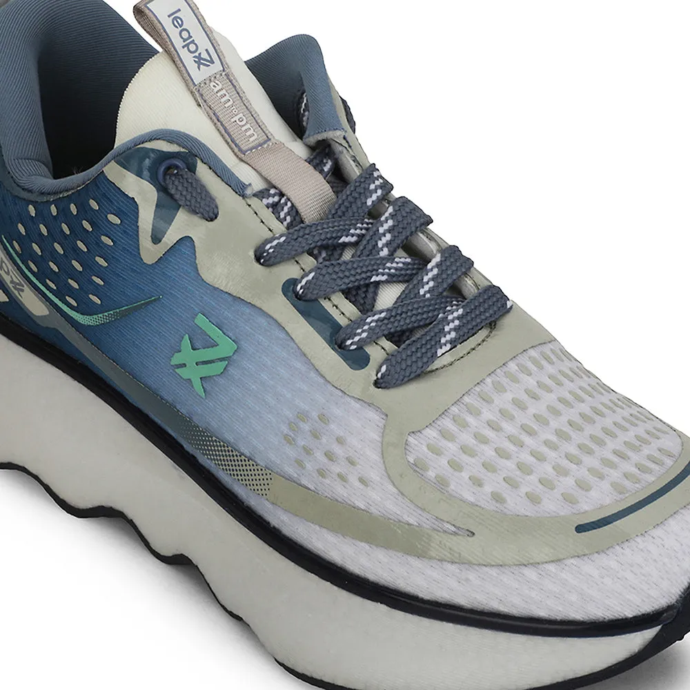 Leap7x Blue Sports Lacing Running Shoes For Men GHD-105 By Liberty Supernova Rise 2 Running Shoes