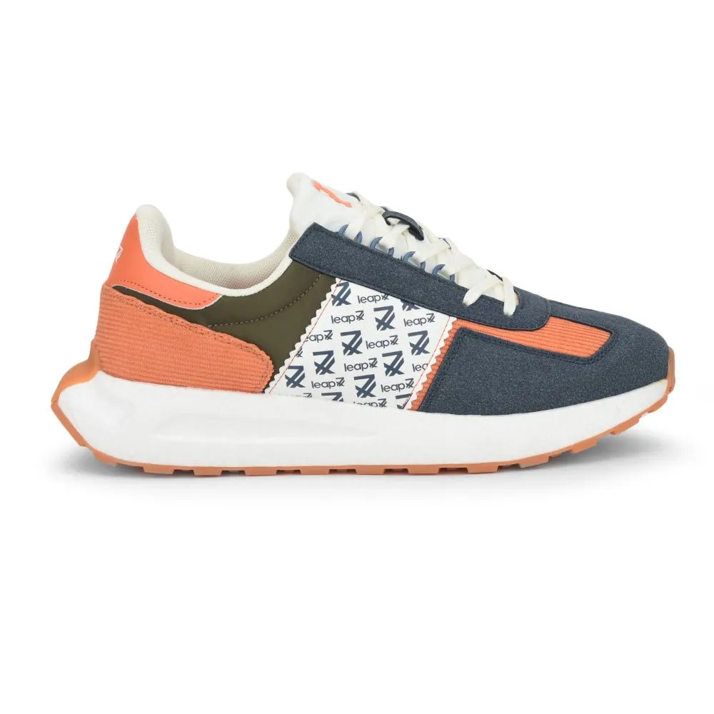 Leap7x Sports Lacing Running Shoes For Men (Blue) XL-TG-01 By Liberty Running Shoes Insoles