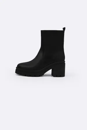 Kids Boots LEATHER PLATFORM BOOTS