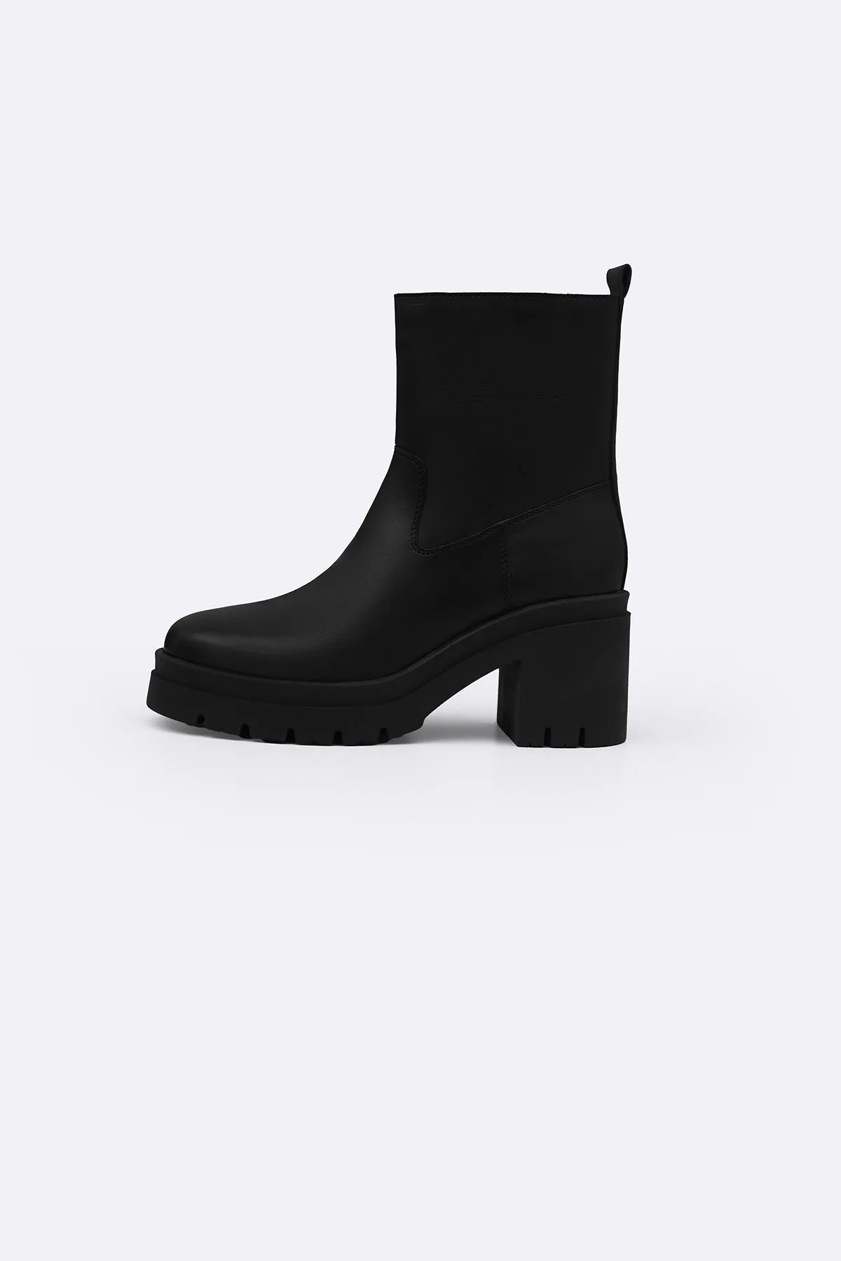 Puncture Resistant Steel Toe Boots LEATHER PLATFORM BOOTS