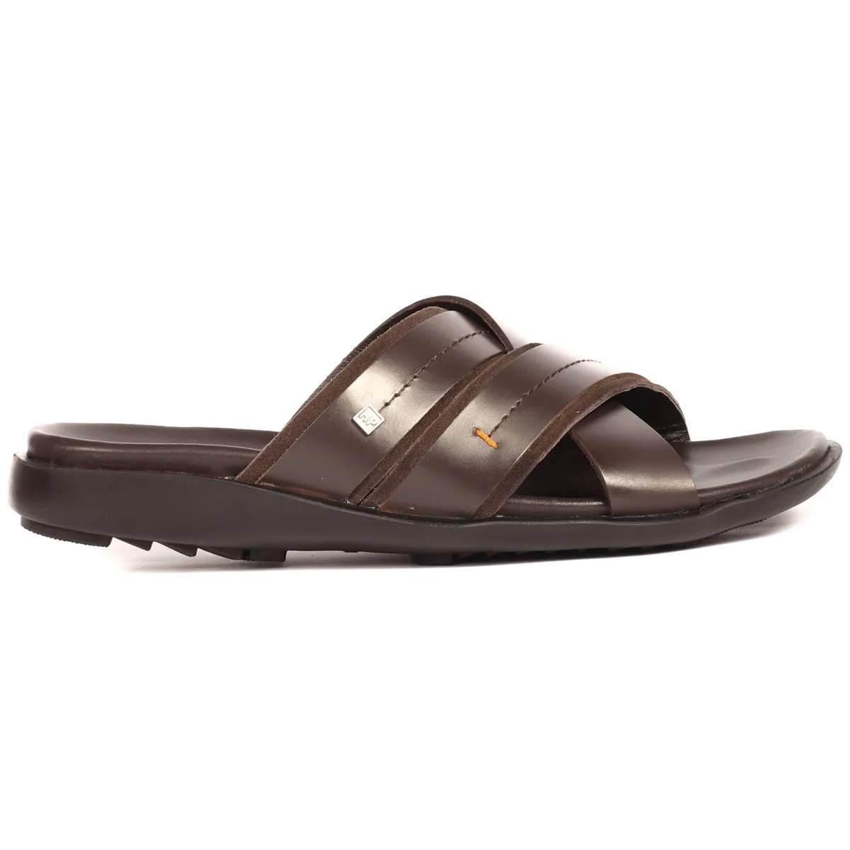 Zander KC Sleek White Wedge Slippers