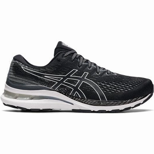 Men's Asics Gel-Kayano 28, Black/White, 9 D Medium Asics Gel Quantum 90 Running Shoes