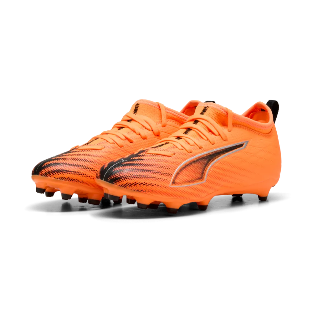 PUMA Ultra 6 Match FG/AG Youth Soccer Cleats - Orange/Black Cleats Soccer Predator