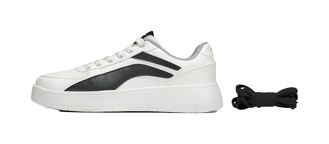 Sk8 Hi High Top Skate Shoes LiNing Slip Resistant Abrasion Resistant Low top Skateboard Shoes Unisex White Black