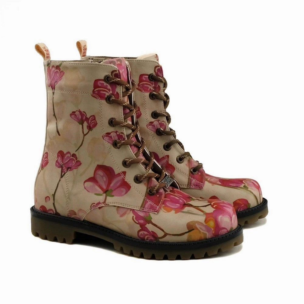 Long Boots MAT113 Brown Boots With Wide Calf