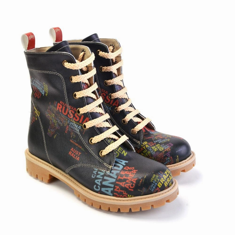 Long Boots TMB1053 Slouchy Leather Boots