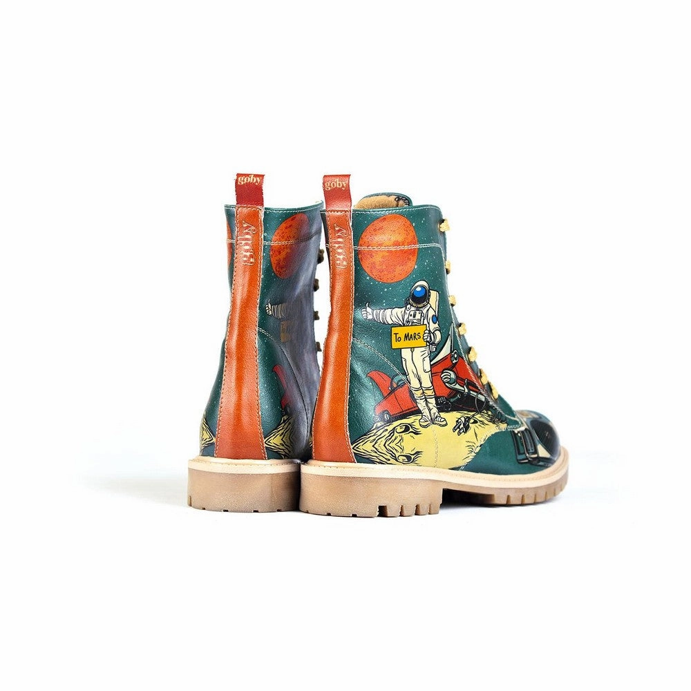 Long Boots TMB1081 Red Chelsea Boots