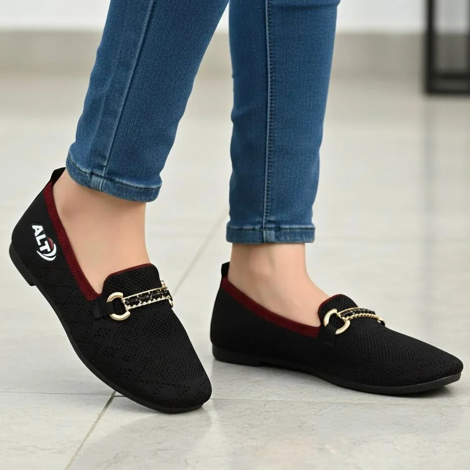 Ajio Brogues M12158 fabric shoes